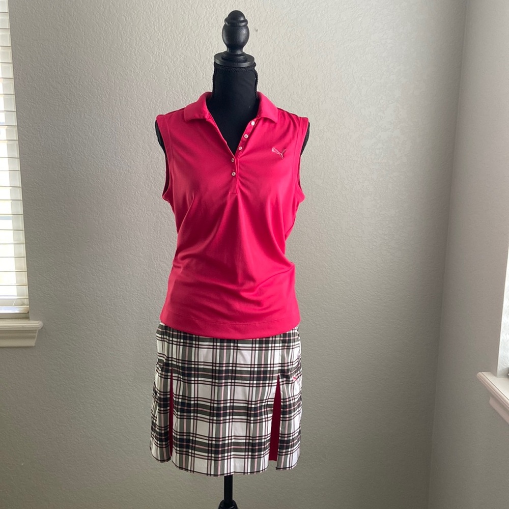 Puma Women's Golf 2 piece - Skort and Polo - Size M
